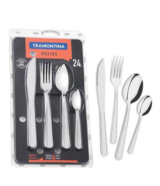 Tramontina Búzios Juego De Cubiertos Acero 24PZAS