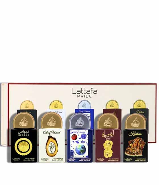 Lattafa Pride Miniaturas 5 x 20ML EDP Estuche